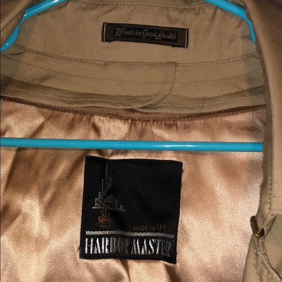 Harbor Master Raincoat Trench-coat, size 46 Long - Picture 3 of 5